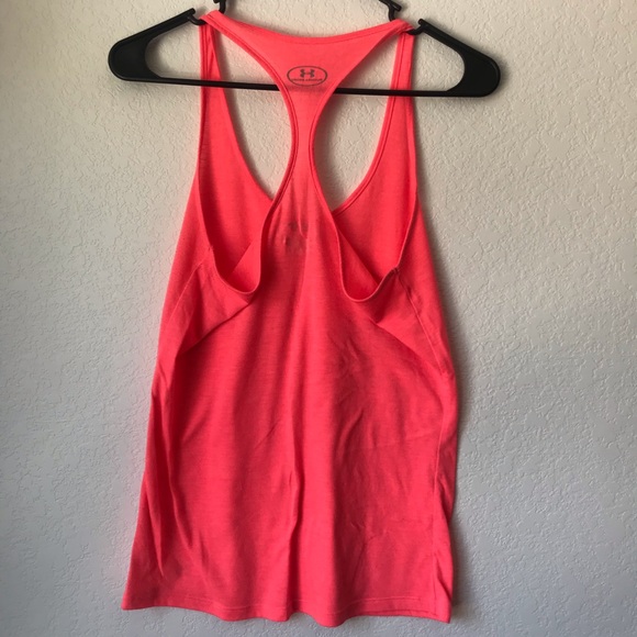 Under Armour Orange Batman Racer Back Tank Sz S - Picture 2 of 5